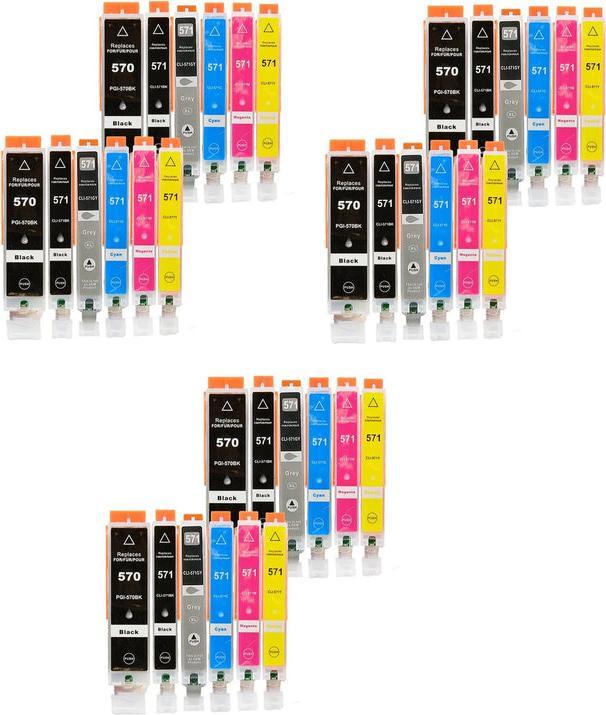 Immagine prodotto Hermex Cartucce di stampa sostitutive Canon Pixma MG 7750 compatibili (M, Y, FC, C, PGBK, GY)