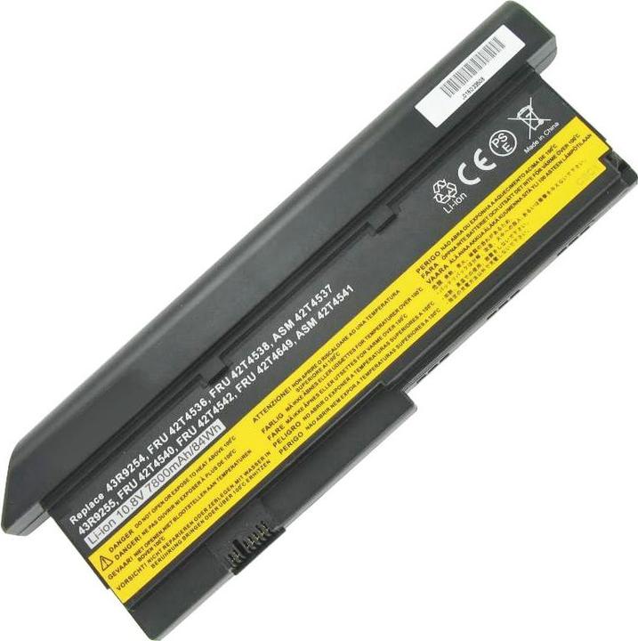 Image du produit Lenovo Batterie ThinkPad X200, 42T5434, 42R4536 (6 cellules, 7800 mAh)