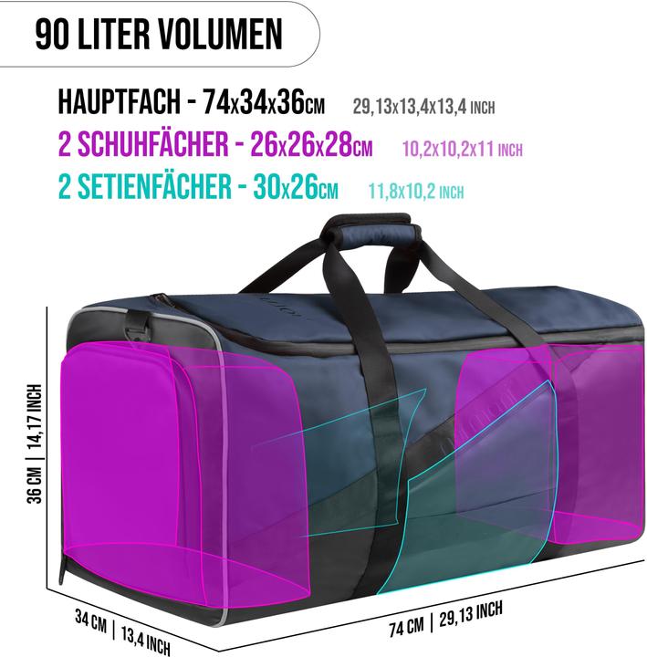 Actual product image Normani Sports bag 90 l north pass (90 l)