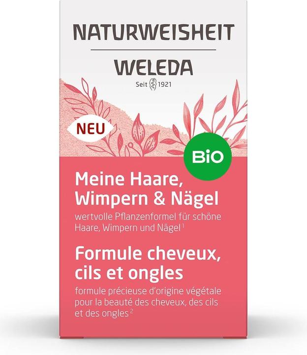 Actual product image Weleda Natural Wisdom My Hair Eyelashes & Nails (46 Piece, Capsules, 126 g)