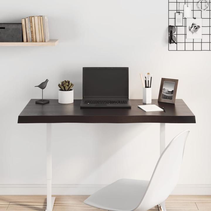 Produktbild VidaXL Tischplatte 100x50x4 cm Massivholz Eiche Behandelt (100 x 50 x 4 cm)
