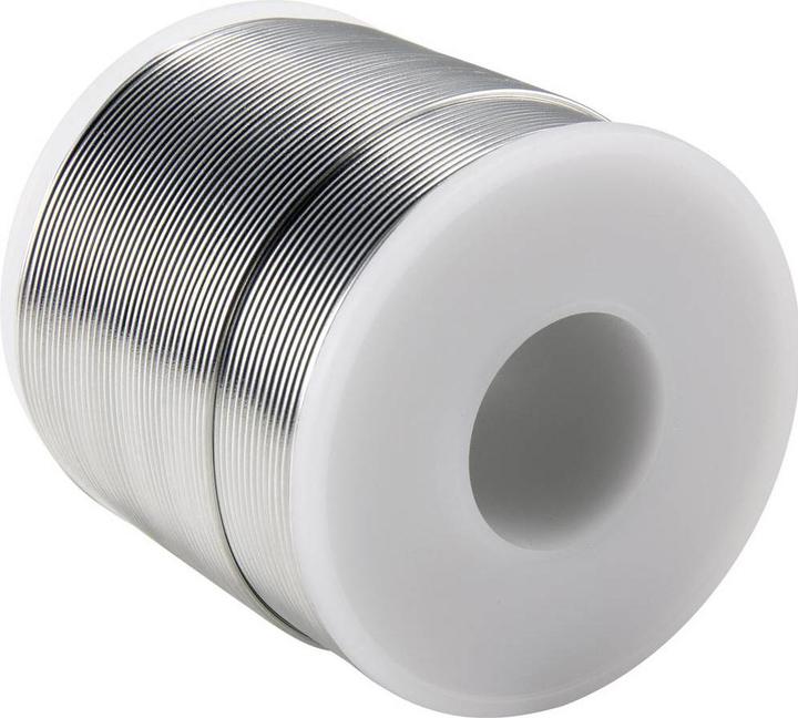 Image du produit Toolcraft Étain de soudure, sans plomb Bobine Sn99,3Cu0,7 ROL1 500 g 1 mm (Kit de bobine de soudure)