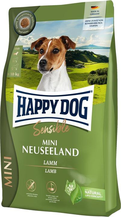 Produktbild Happy Dog Trockenfutter Sensible Mini Neuseeland, 10 kg (Adult, 1 Stk., 10000 g)