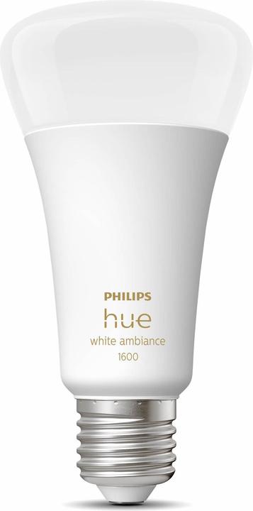 Actual product image Philips Hue White Ambiance (E27, 15 W, 1600 lm, 1 x, F)