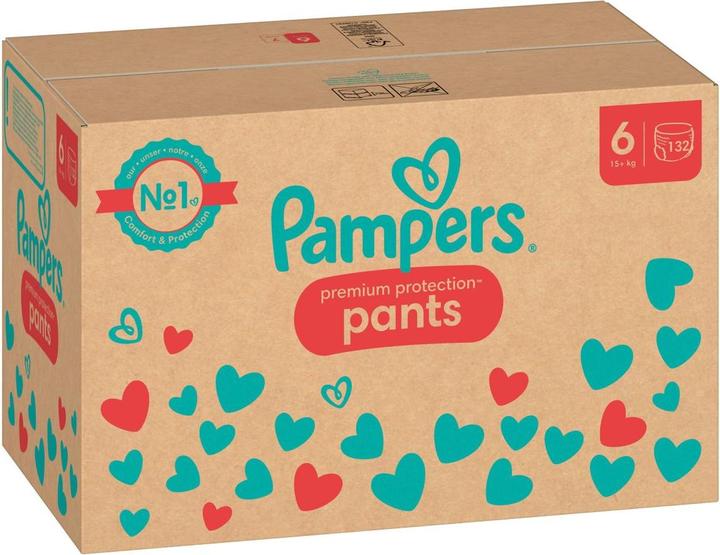 Actual product image Pampers Premium Protection Pants (Size 6, Monthly box, 132 Piece)