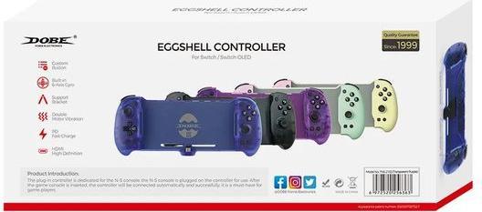 Image du produit Dobe Manette Eggshell pour Nintendo Switch / Switch OLED (Switch OLED)