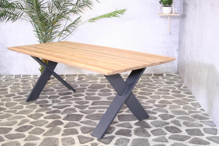 Produktbild SenS-Line Hamilton Tisch Aluminium/teak 220x100 (220 cm)