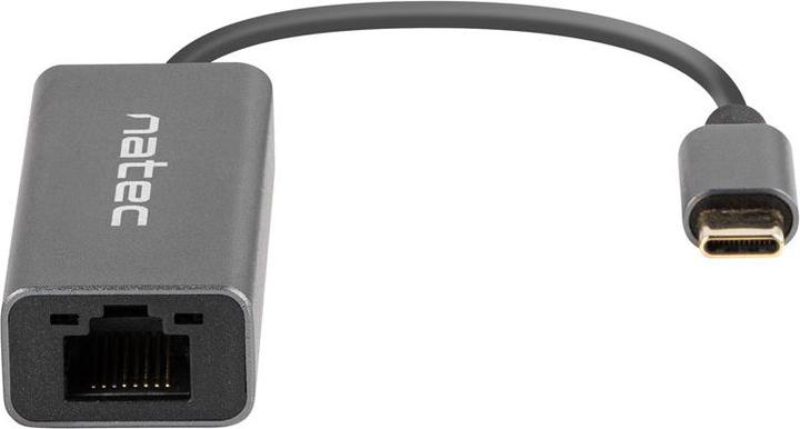 Actual product image Genesis NETWORK CARD NATEC CRICKET USB-C 3.1 1X RJ45 1GB ON CABLE (USB-C, 1 Ports)