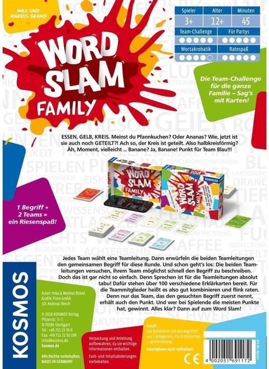 Produktbild Kosmos Word Slam Family (Deutsch)