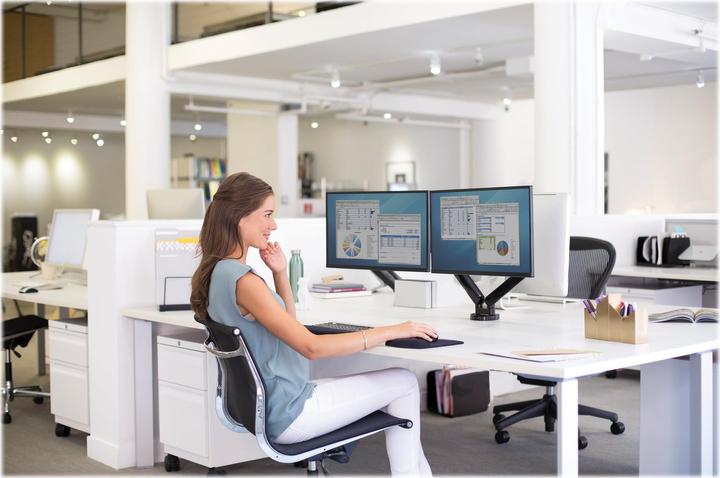Actual product image Fellowes Platinum Series Double (Table, 27")