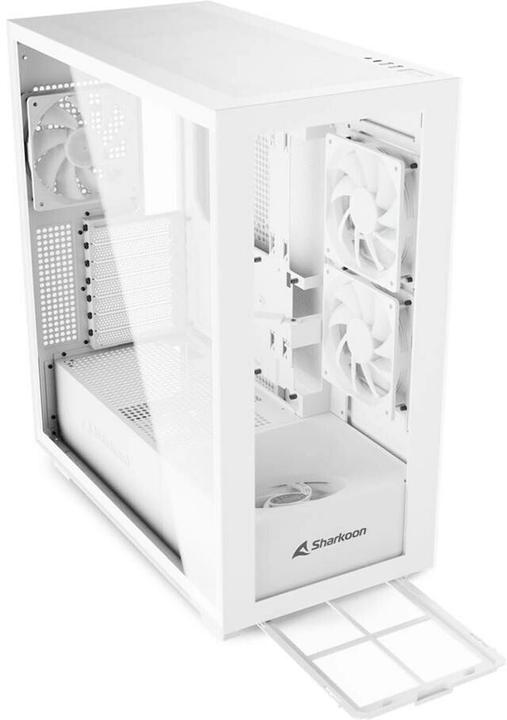 Immagine prodotto Sharkoon Rebel C60 RGB ATX Bianco (ATX, Mini-ITX, mATX)