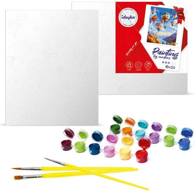Actual product image Ideyka Painting by numbers - Together in the garden 40 x 50 cm