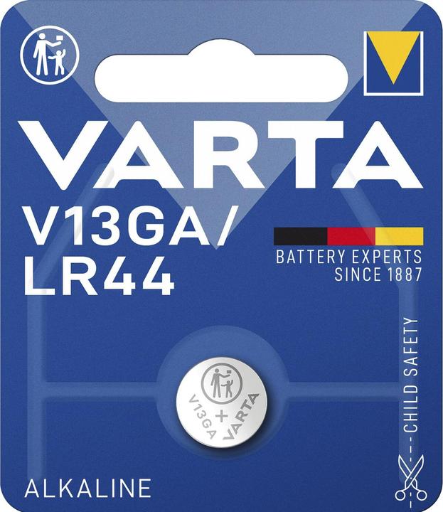 Image du produit Varta Electronics V13GA (1 pcs, LR44, 130 mAh)