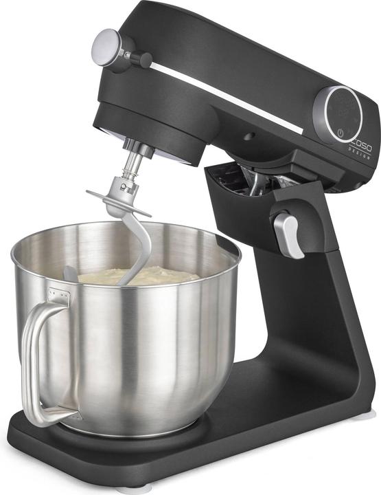 Actual product image Caso Design Kitchen Machine KM1800 Black E, stainless steel bowl 6 litres, 1800 W (1800 W)