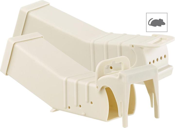Produktbild Exbuster 2er-Set tierfreundliche Profi-Lebend-Mausefallen, 16 x 6,5 x 4,7 cm