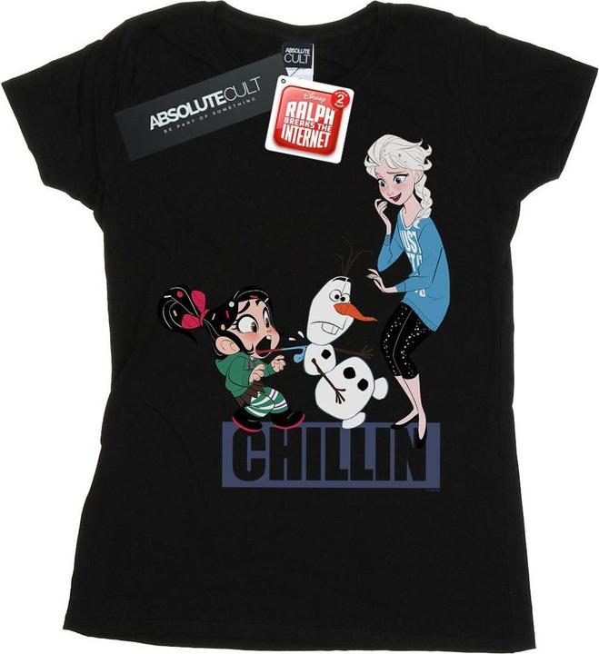Disney Wreck It Ralph Elsa And Vanellope TShirt (M)