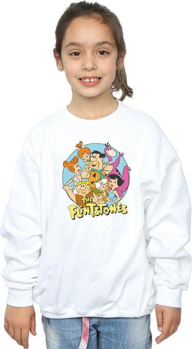 Produktbild The Flintstones Group Circle Sweatshirt Mädchen (140, 146)