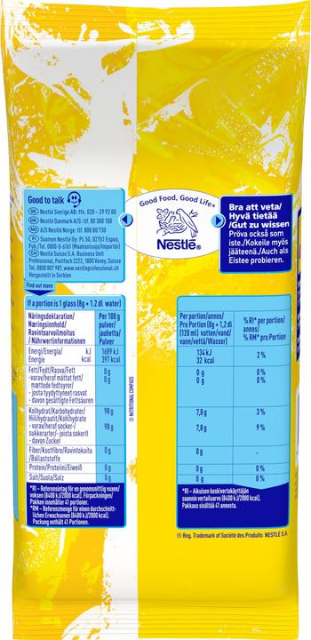 Valeurs nutritives et ingrédients NESTEA Thé au citron (333 g)