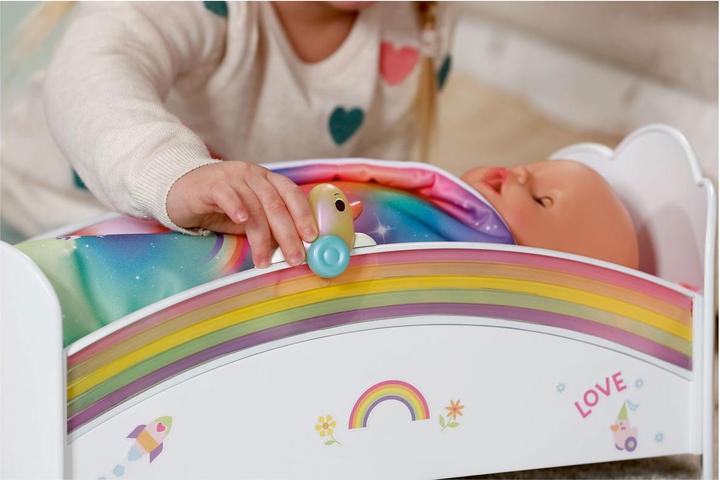 Produktbild Zapf Creation BABY born Regenbogen Bett