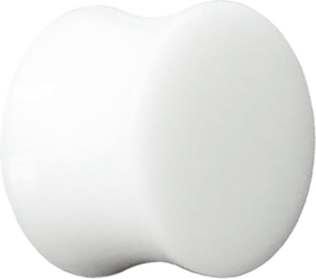 Star Piercing Flared Plug aus Ivory Stein (ohne Messing, Mineralisch)