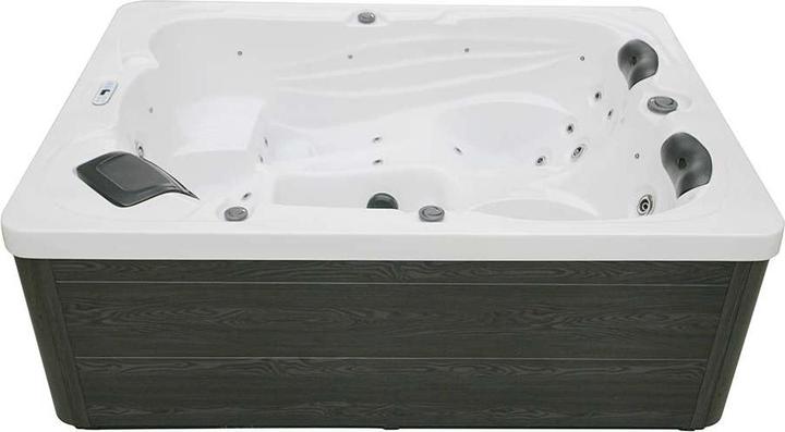 Home Deluxe Outdoor whirlpool VITAAL, 32 massage jets, lighting, steps and thermal cover, 3 persons