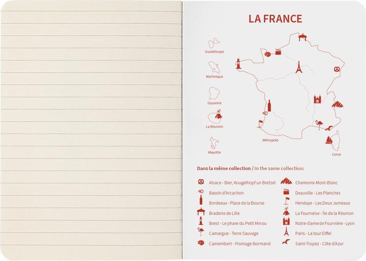 Image du produit Clairefontaine France (A6, À rayures, Couverture rigide)