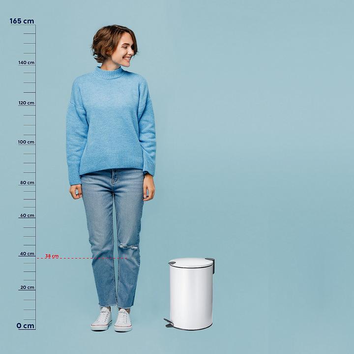Produktbild Kela Treteimer Mats weiss (12 l)