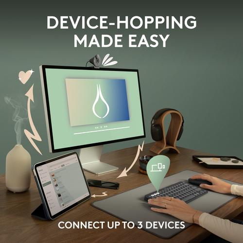 Actual product image Logitech Pebble Keys 2 K380S (Eng. Int., Wireless)