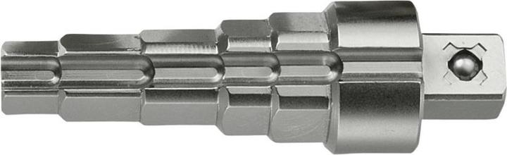 Produktbild Rothenberger Gasstufenschlüssel 3/8 - 1/2 - 3/4 - 1 ″ gehärtet und vernickelt (1/2")