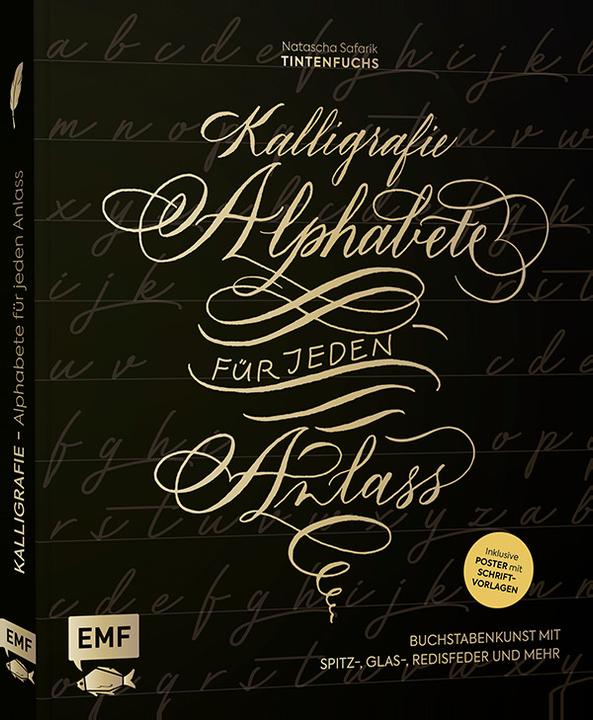 Produktbild Kalligrafie – Alphabete für jeden Anlass (Deutsch, Natascha Safarik, 2020)