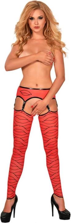 Actual product image Guilty Pleasure Gp Printed Footless Thigh Highs L (L)