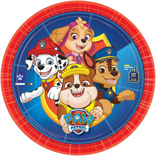 Image du produit Paw Patrol Assiette Pat' Patrouille Anniversaire (8 x)