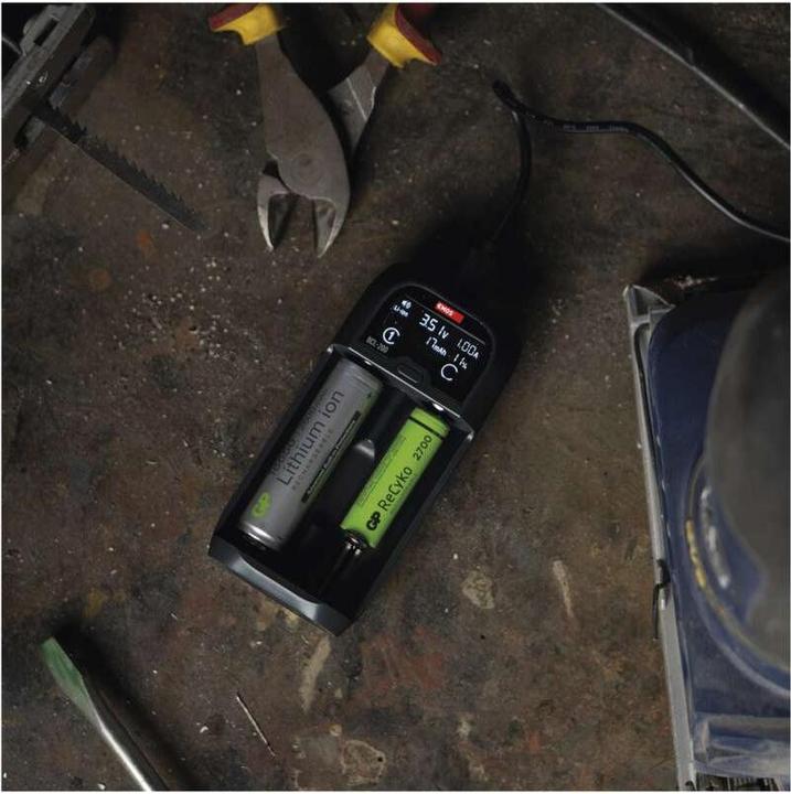 Produktbild Emos Universaler Akku-Ladegerät für Li-Ion Akkus BCL-20D (1 Stk., Ladegerät inkl. Akku)