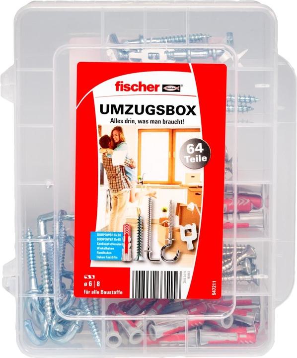 Produktbild Fischer Umzugsbox DuoPower 6,8 (64) (64 Stk.)