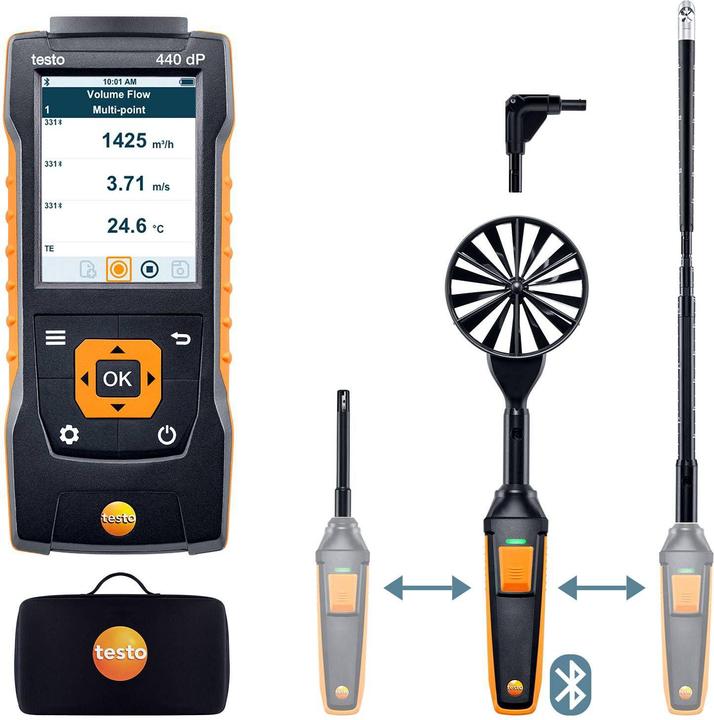 Image du produit Testo Delta P Air Flow ComboKit 2