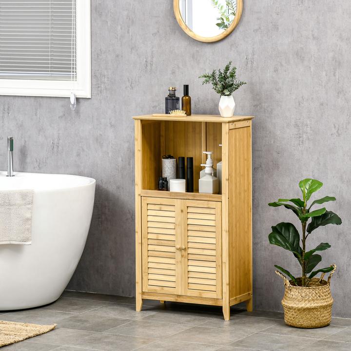 Image du produit Homcom Armoire de salle de bains (50 x 25.5 x 92 cm)