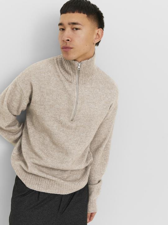 Image du produit Jack & Jones Demi-zip pull en tricot (XS)