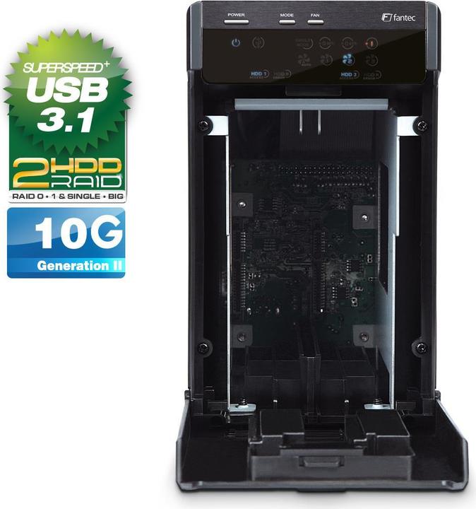 Immagine prodotto Fantec QB-X2U31z 2 x 3.5 SATA Raid HDD USB 3.1 (3.5")