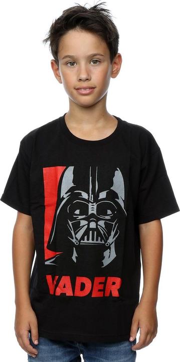 Produktbild Star Wars Boys Darth Vader Poster Cotton T-Shirt (140, 146)