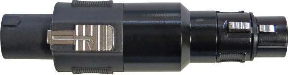 Actual product image keepdrum ADA038 Speakon adapter XLR-F to Speakon