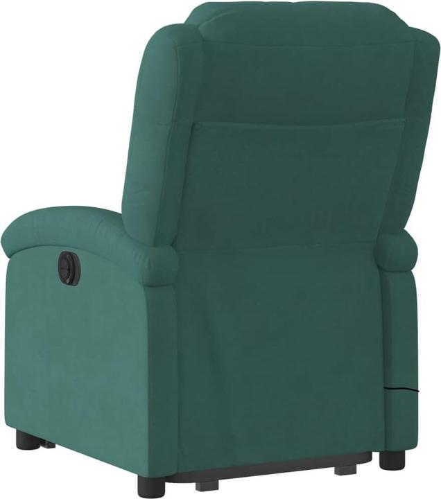 Actual product image VidaXL Massage chair with stand-up aid velvet
