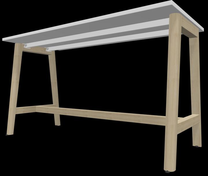 Image du produit Narbutas Table haute en bois Nova (160 x 70 x 90 cm)