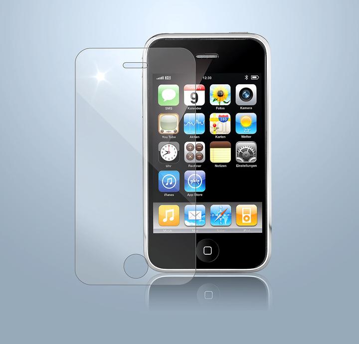 Somikon Displayschutzfolie für Apple iPhone 3G/S (1 Stück, Apple iPhone 3G)