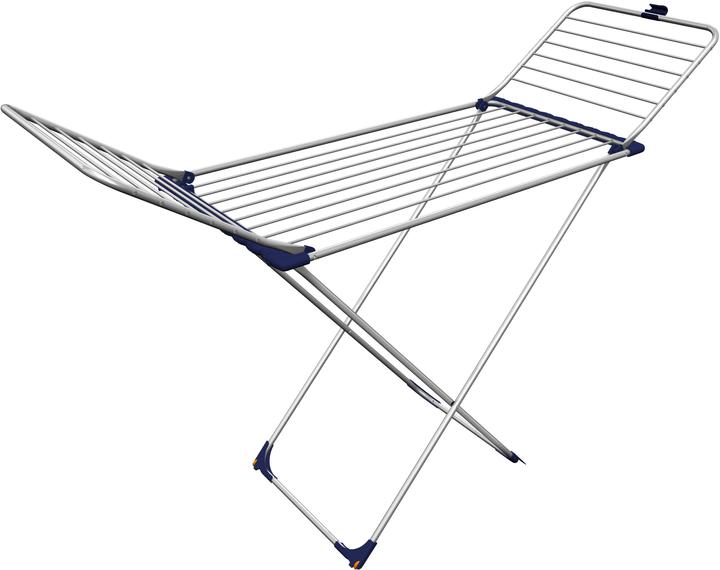 Actual product image Gimi Tempo Aluminium Floor Clothesline 20 m Aluminium Clothesline, Black (20 m)