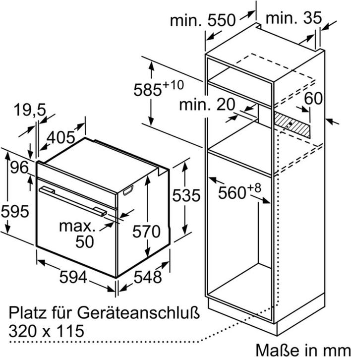 Actual product image Bosch Hausgeräte HBA533BB1