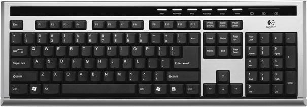 Produktbild Logitech UltraX Media Keyboard, NO (Kabellos)