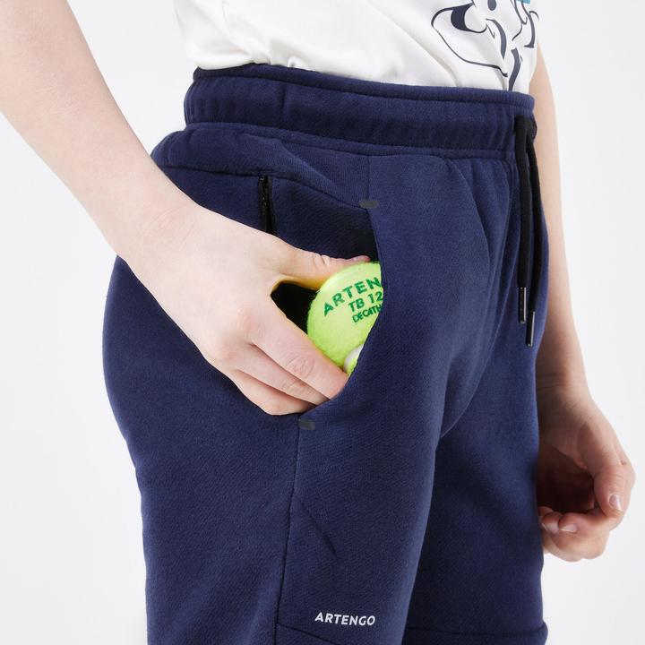 Produktbild Artengo Kinder Tennishose mit Reissverschluss am Beinende - TPA TH Junior blau (12, 13, 14)