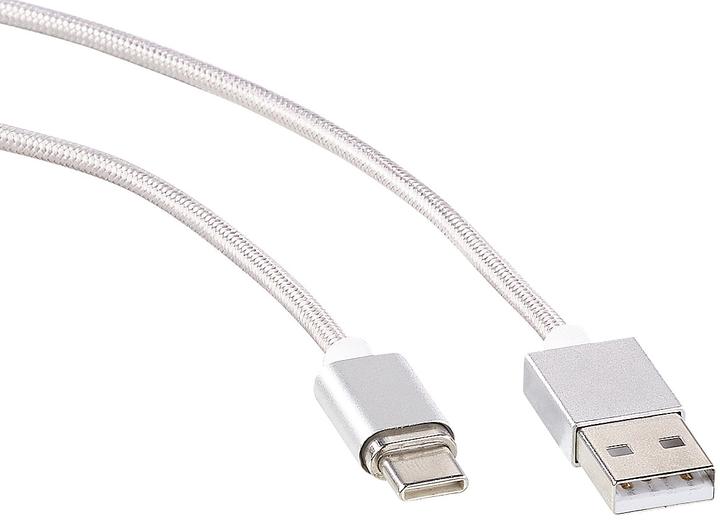 Callstel USB Charge & Data Cable with Magnetic USB-C Connector (1 m, USB 2.0, 18 W)