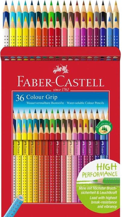 Produktbild Faber-Castell Colour Grip (Multicolor, 36 x)