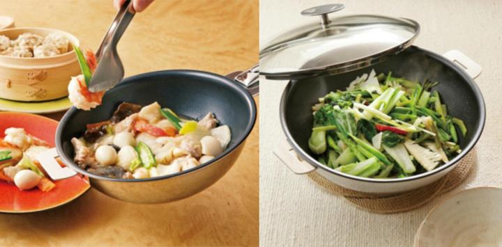 Image du produit Cristel Wok pan Strate, Ø 28cm, poignées (28 cm, Wok, Acier inoxydable)